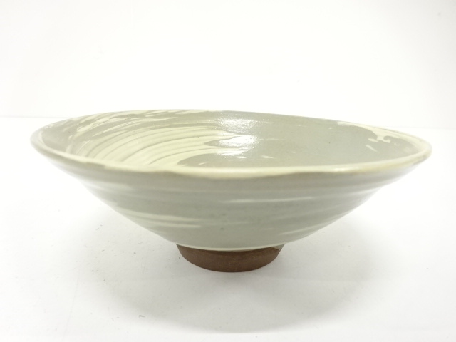 JAPANESE TEA CEREMONY / TEA CHAWAN / BRUSH-MARKED / ARTISAN WORK